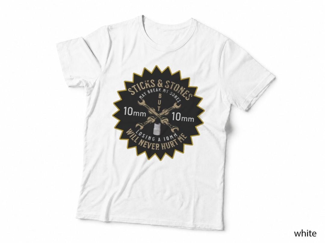 Funny Auto Mechanics the Missing 10mm Tools Auto Mechanic T-Shirt