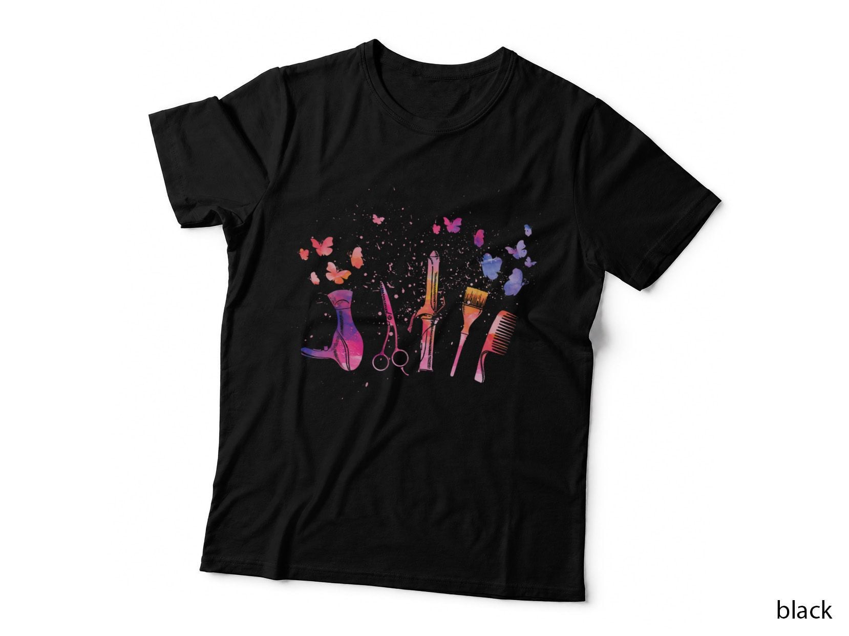 Hair Stylist Hairdresser Tools Makeup Artist & Hairstylist T-Shirt