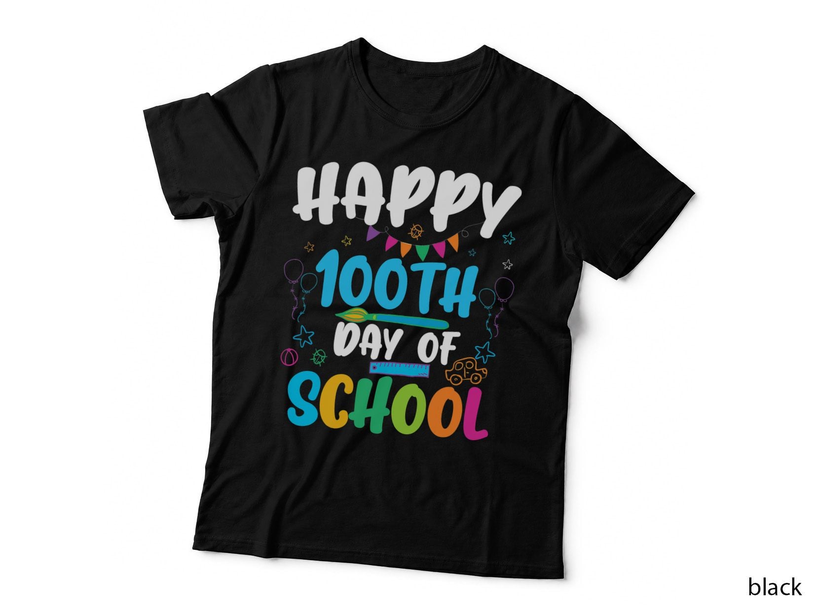 Happy 100th Day of School Shirt for Teacher or Child T-Shirt