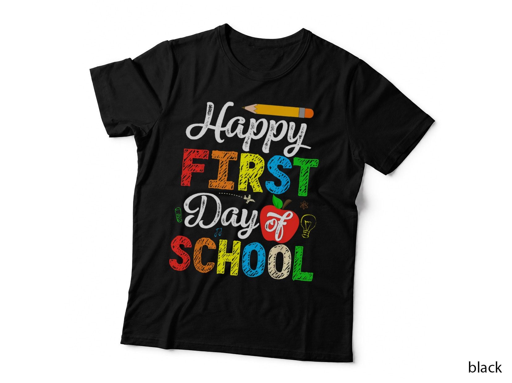 Happy First Day of School Teacher Kids Back to School T-Shirt