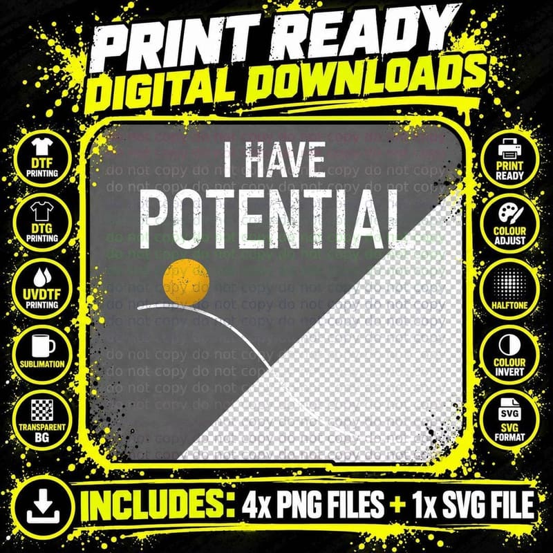 I Have Potential Energy Funny Physics Teacher Nerd Gifts Png SVG Digital Bundle