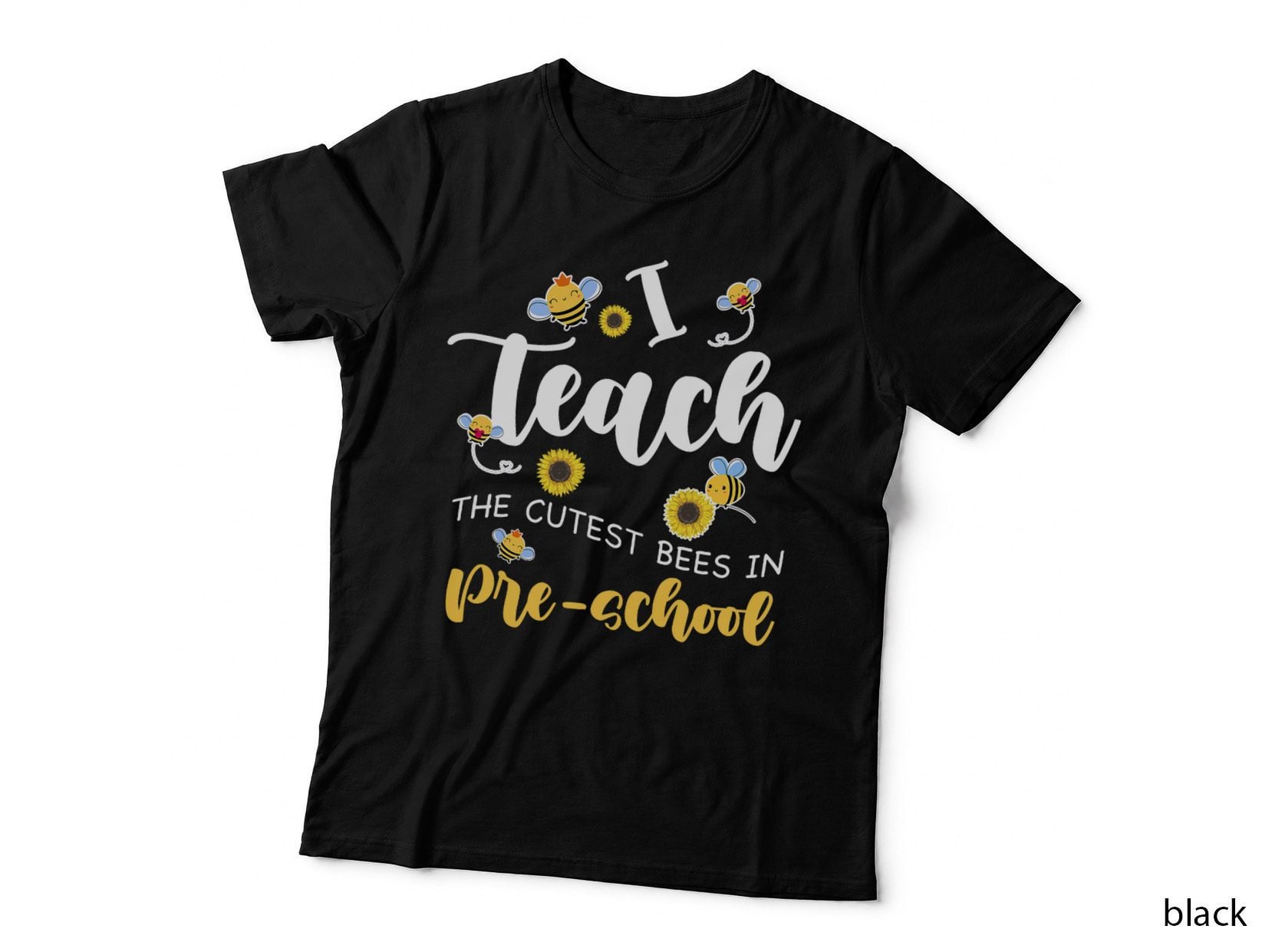 I Teach the Cutest Bees in Pre-School Teacher Back to School T-Shirt