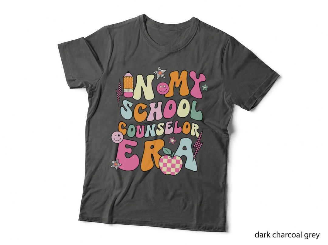 In My School Counselor Era Groovy Back to School Teacher T-Shirt