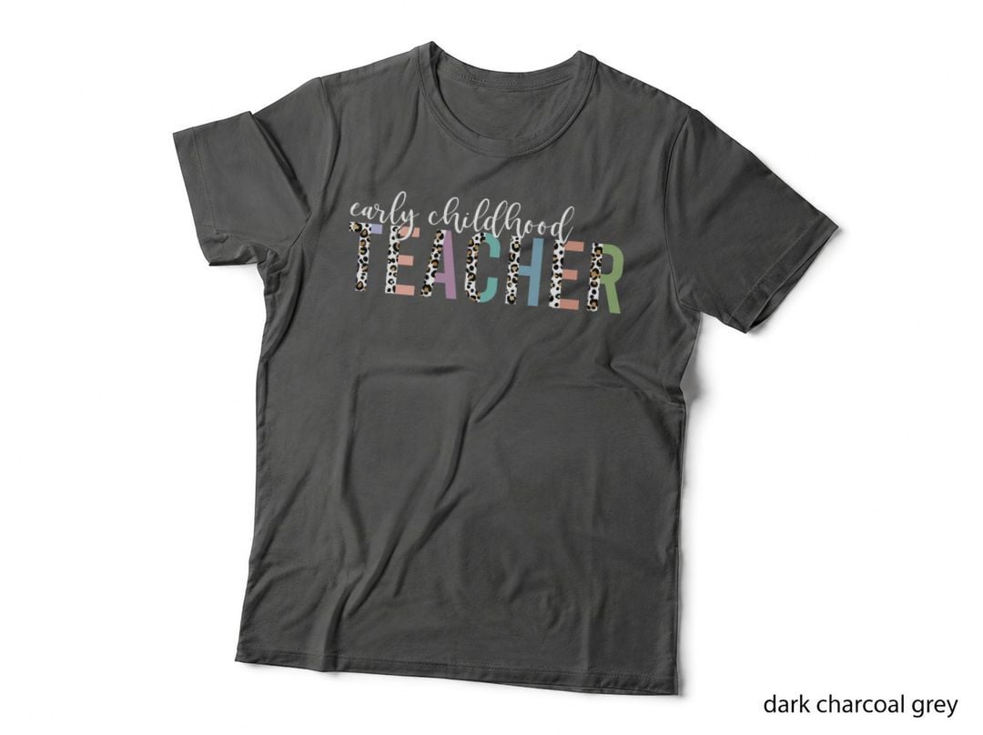 Leopard Early Childhood Teacher Gifts Back to School Teacher T-Shirt