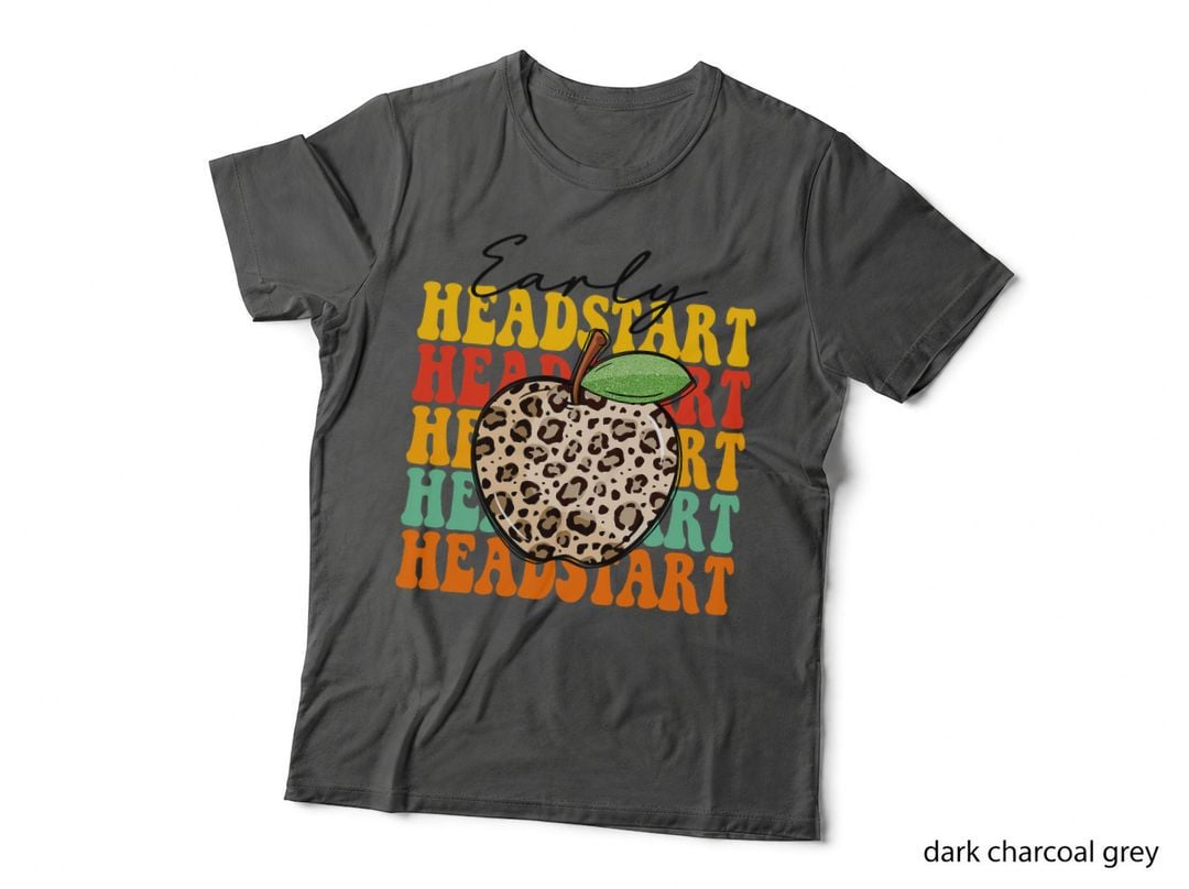 Leopard Early Headstart Teacher Appreciation Back to School T-Shirt
