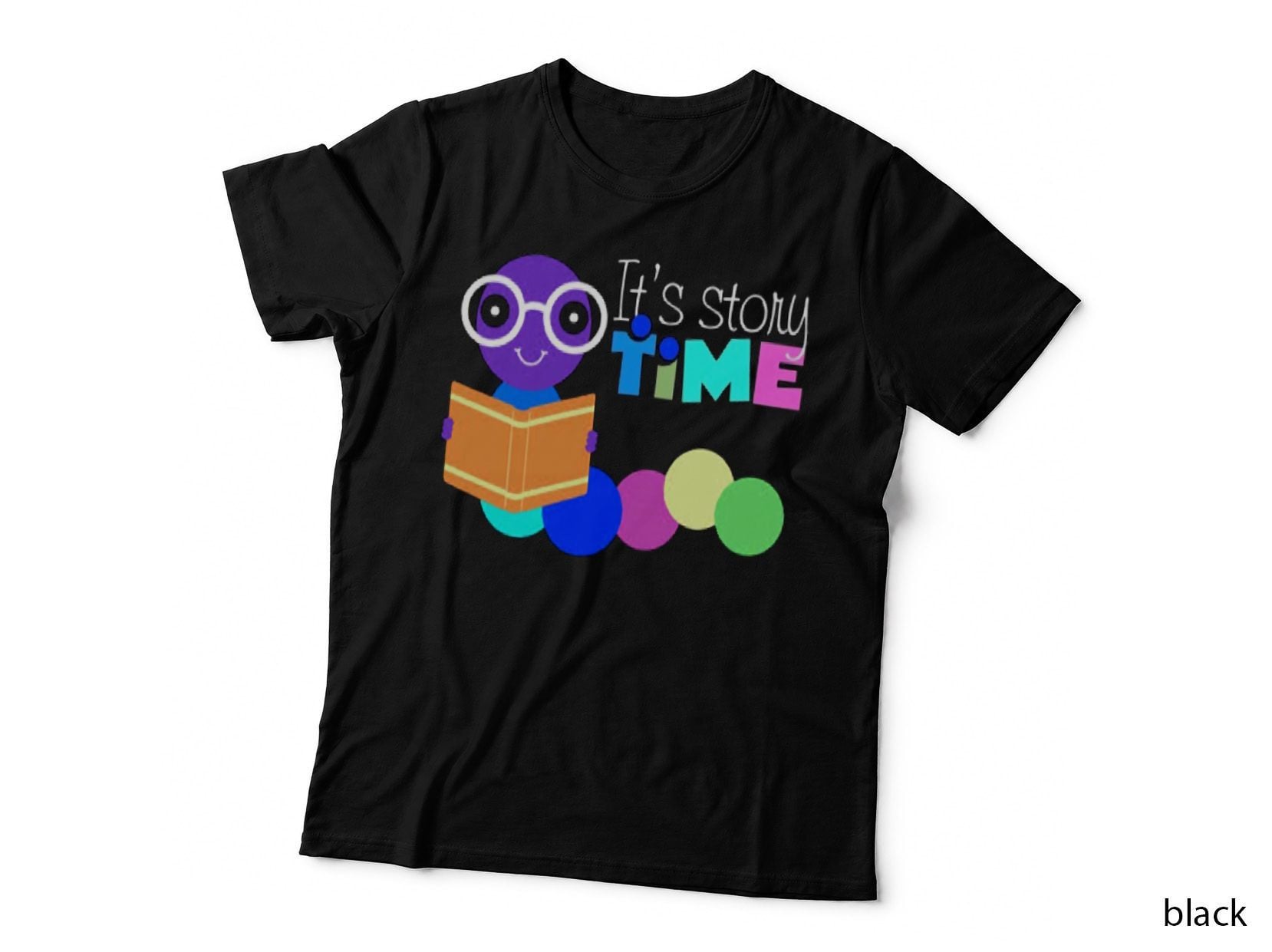 Librarian T-Shirt Teacher Its Story Time Bookworm Shirt