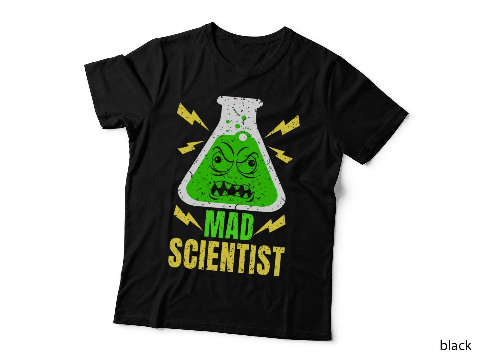 Mad Scientist Shirt Kids Youth Adult Science Teacher Funny T-Shirt
