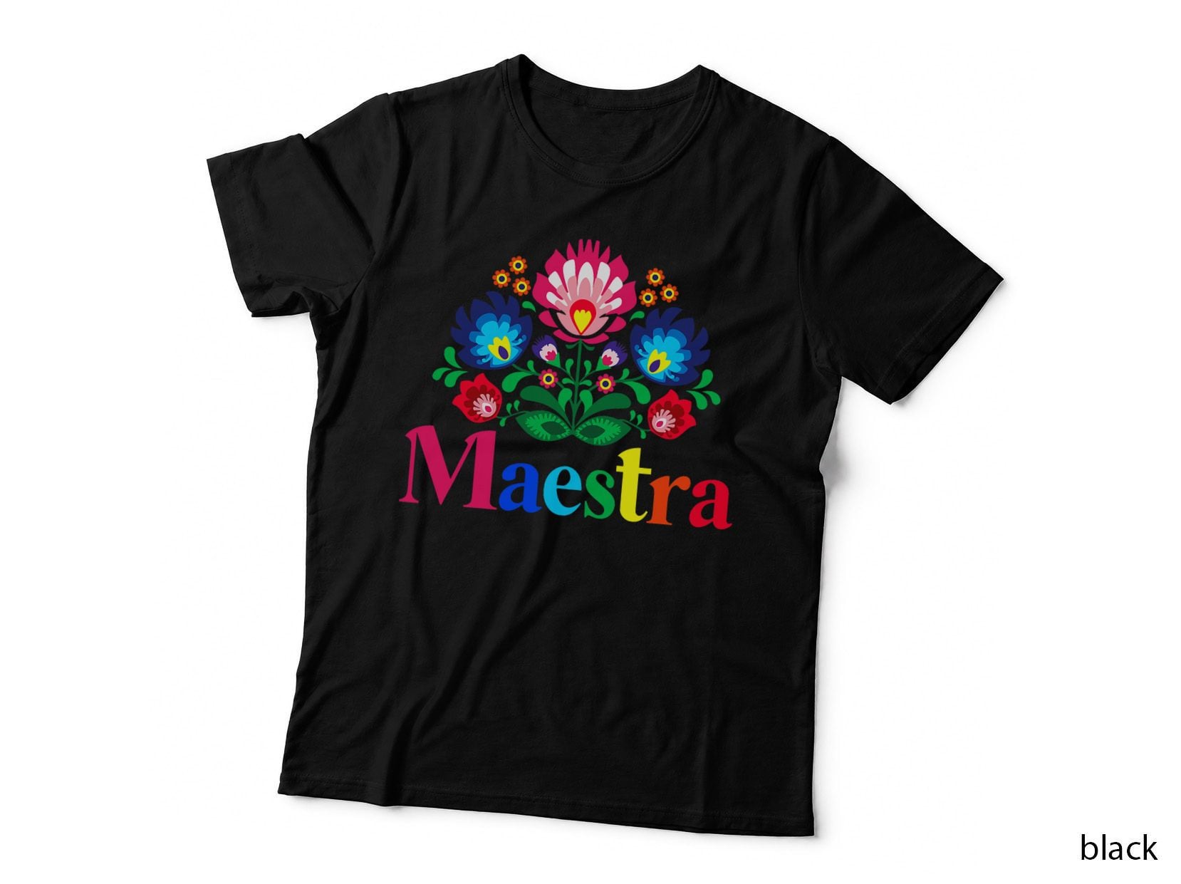 Maestra Proud Spanish Teacher Bilingual Teacher Latina T-Shirt