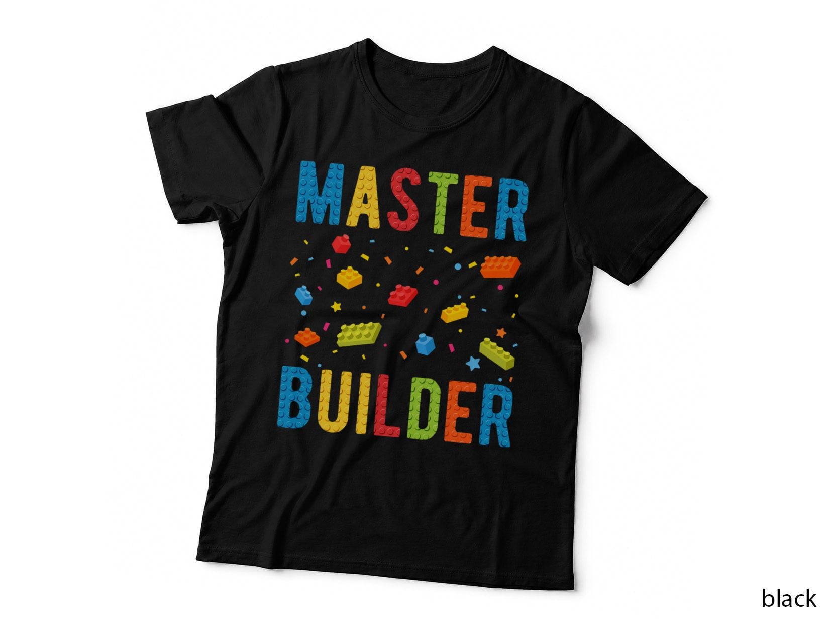 Master Builder Kids Building Blocks Brick Builder T-Shirt