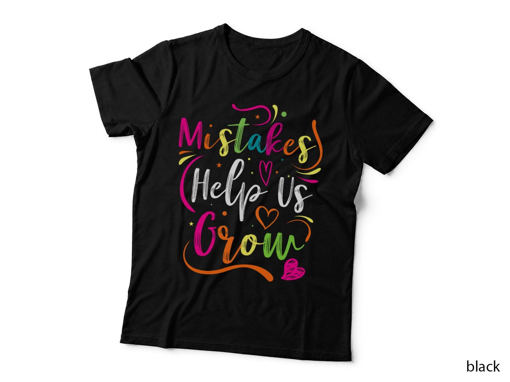 Mistakes Help Us Grow Tee Back to School Teacher Student T-Shirt