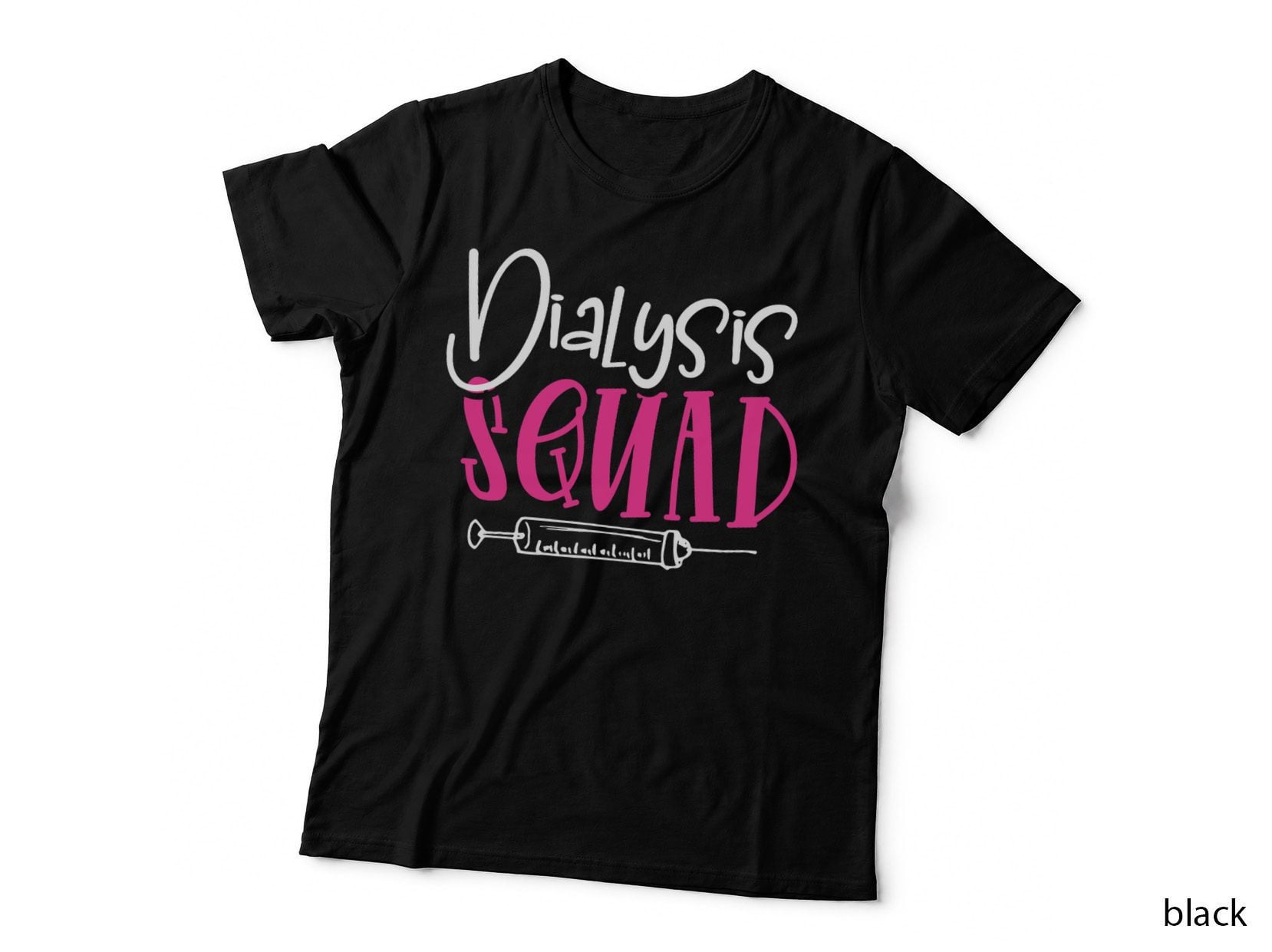 Nephrology Nurse Dialysis Squad Funny Renal Kidney RN Nurse T-Shirt