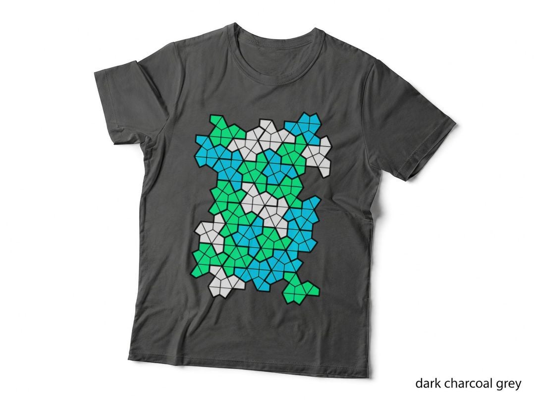 Nerdy Aperiodic Monotile Discovery Math Physics Teacher T-Shirt