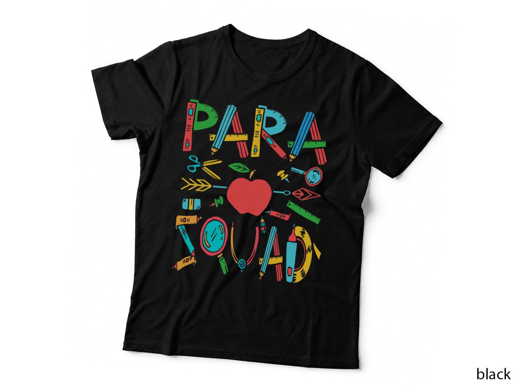 PARA Squad PARA Teacher Paraprofessional T-Shirt