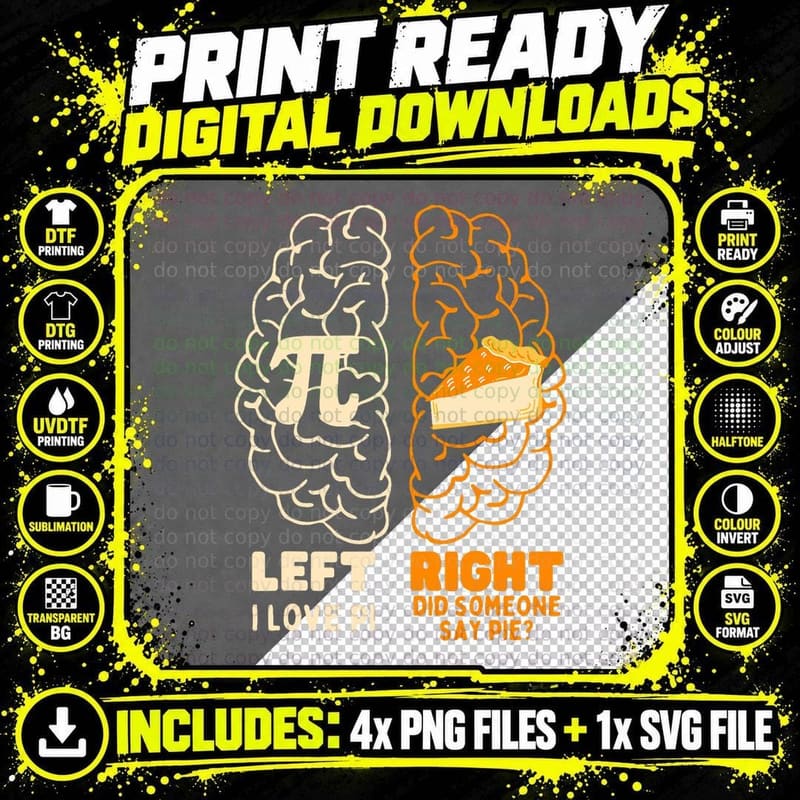 Pi Day I Love Pie Math Lover Teacher Student Men Women Png SVG Digital Bundle