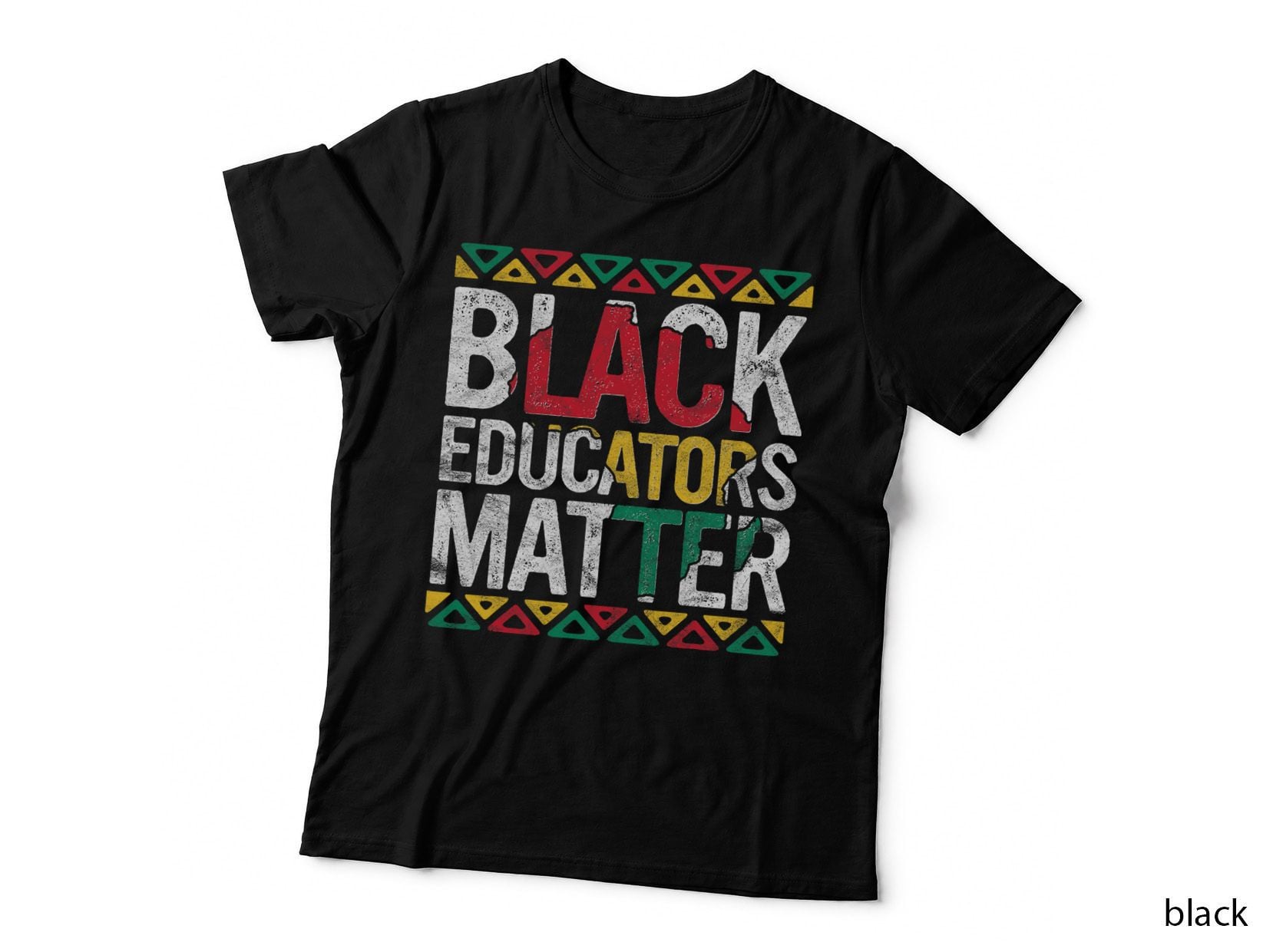 Pride Black Educators Matter Gift History Month Teacher T-Shirt
