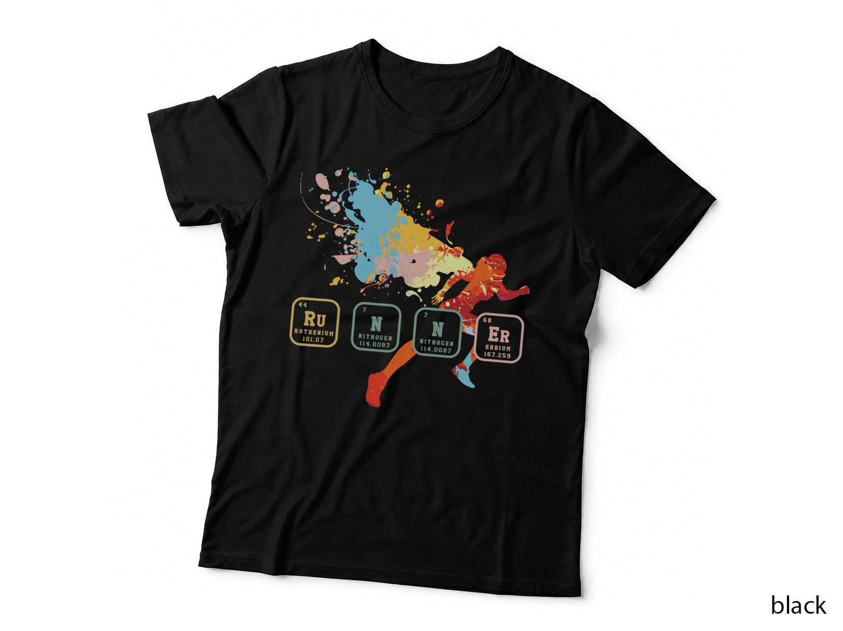 Runner Science Teacher Marathon Race Sprinter Biology T-Shirt