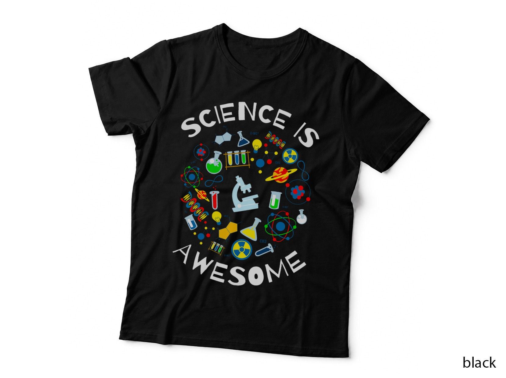 Science Is Awesome Funny Geek Nerd Gift Tee Teacher STEM T-Shirt