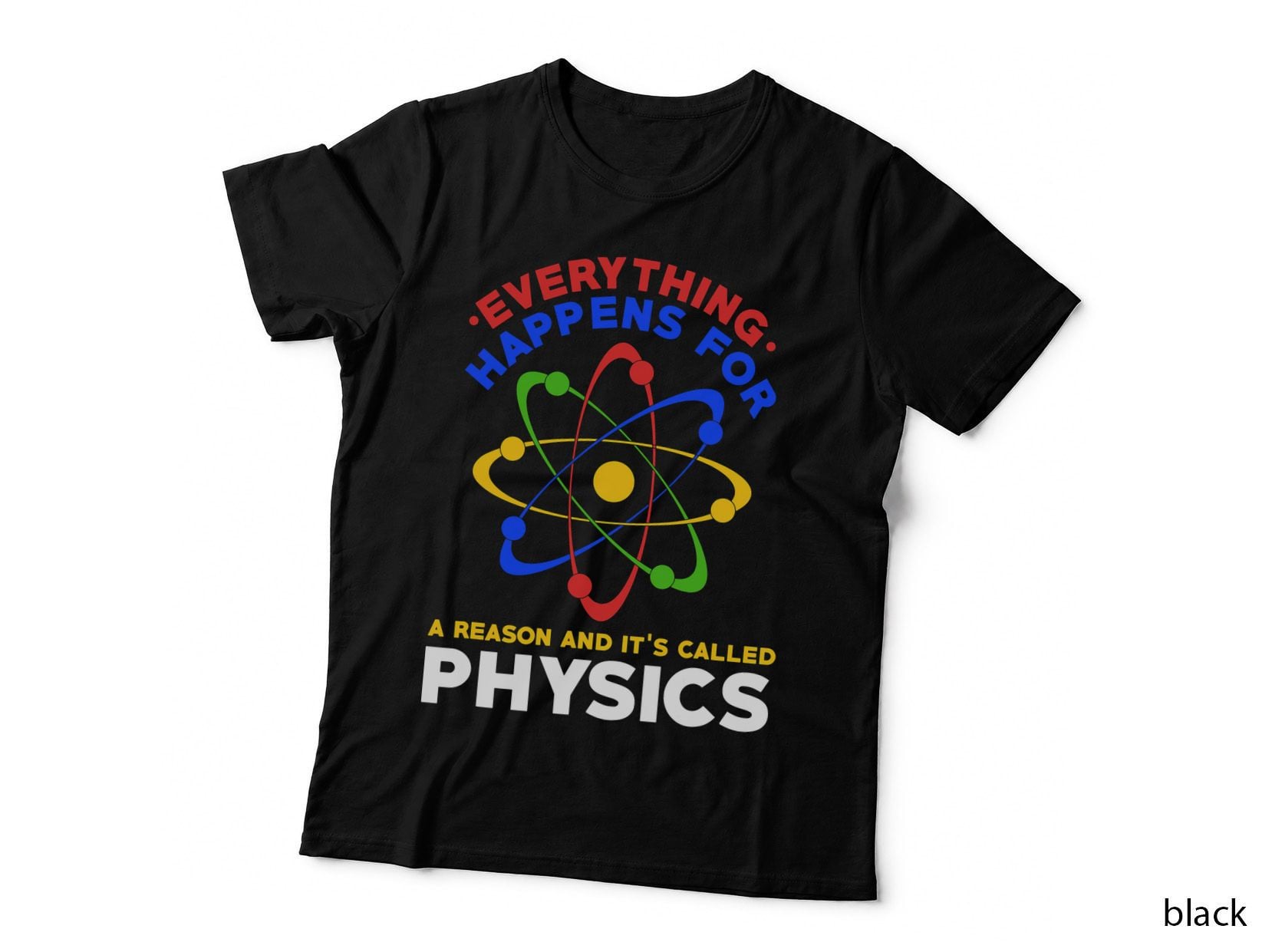 Science Teacher Nerd Gift Funny Physicist Quantum Physics T-Shirt