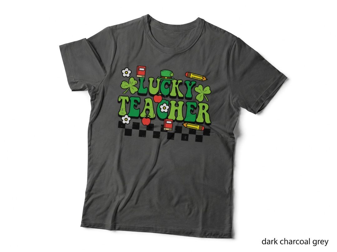 St Patricks Day Lucky Teacher Saint Paddys Groovy Women T-Shirt