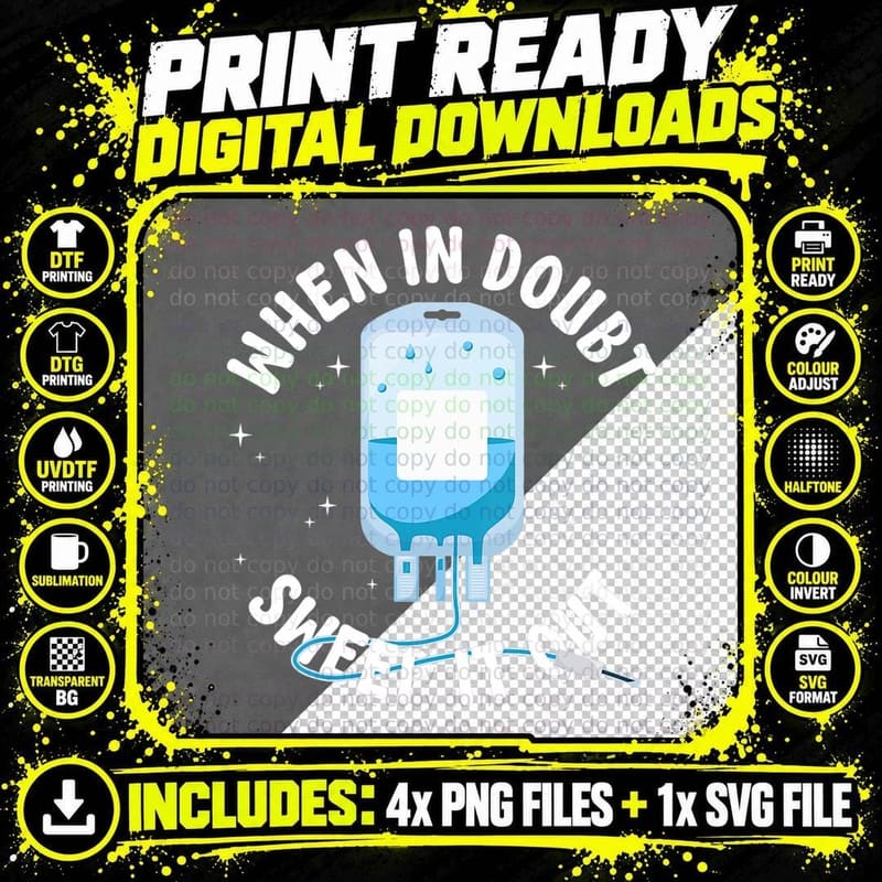 Sweep It Out Trauma ICU Nurse Trauma Intensive Care Unit Png SVG Digital Bundle