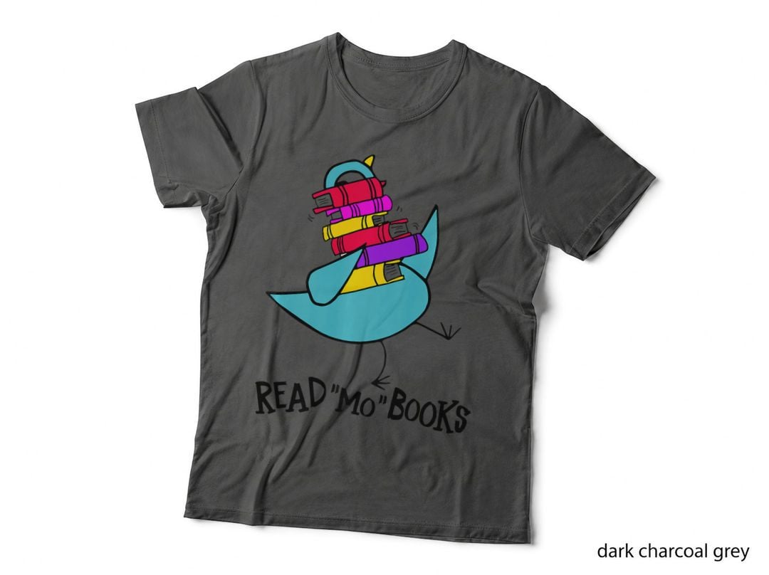 Teacher Library Read Mo Books Pigeon Reading Library Funny T-Shirt