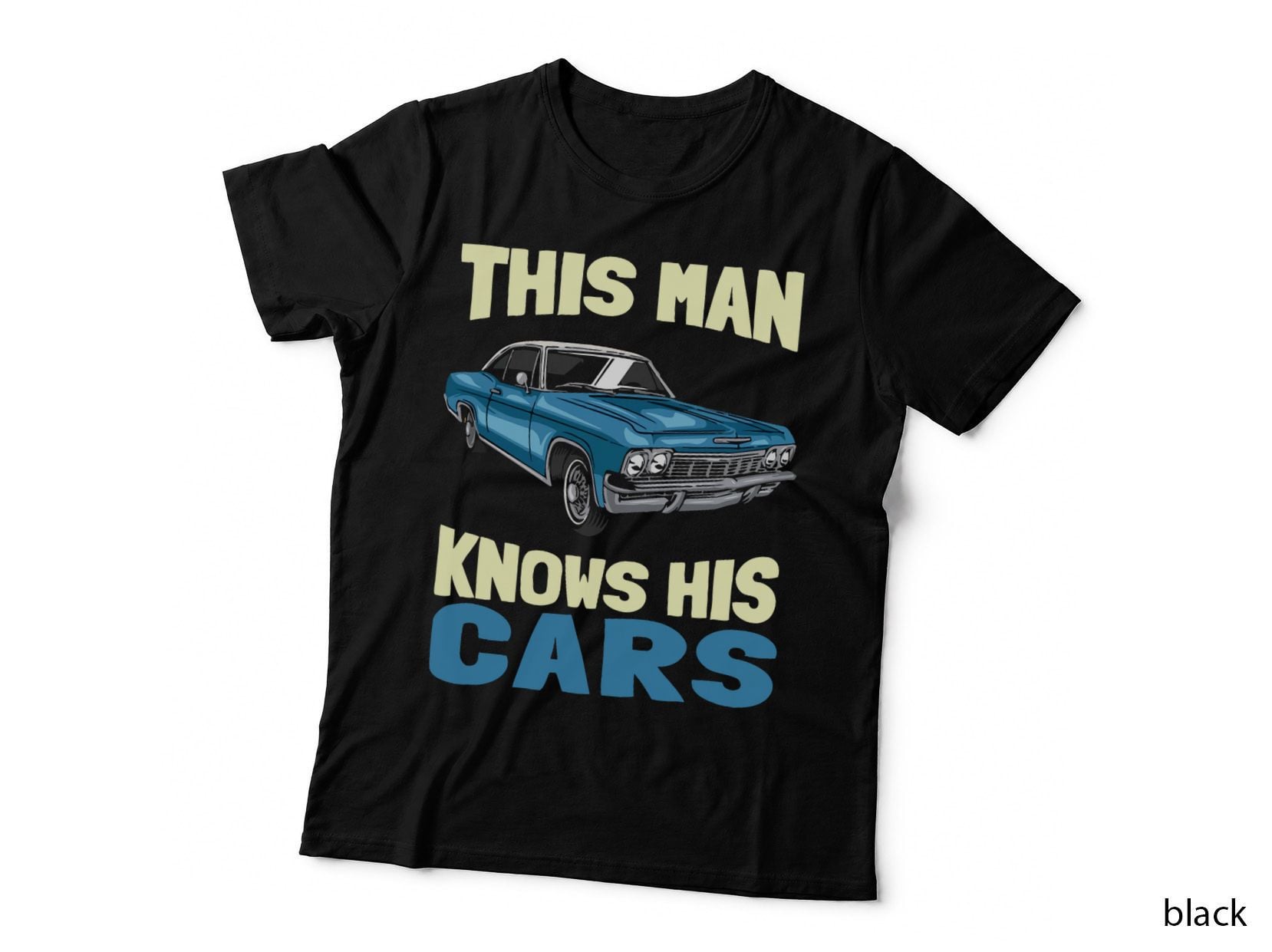 This Man Knows His Cars - Guy Auto Garage Mechanic T-Shirt