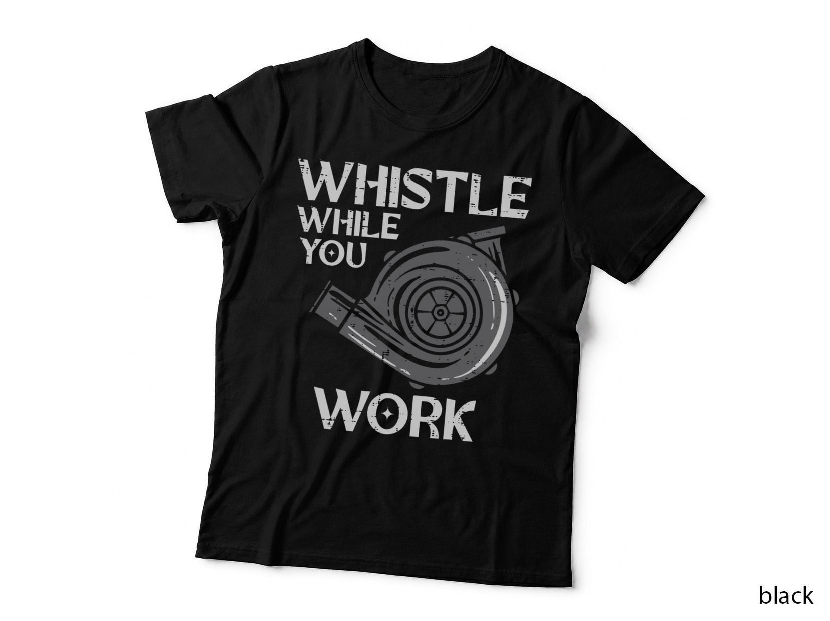 Whistle While You Work Car Engine Auto Garage Mechanic Men T-Shirt
