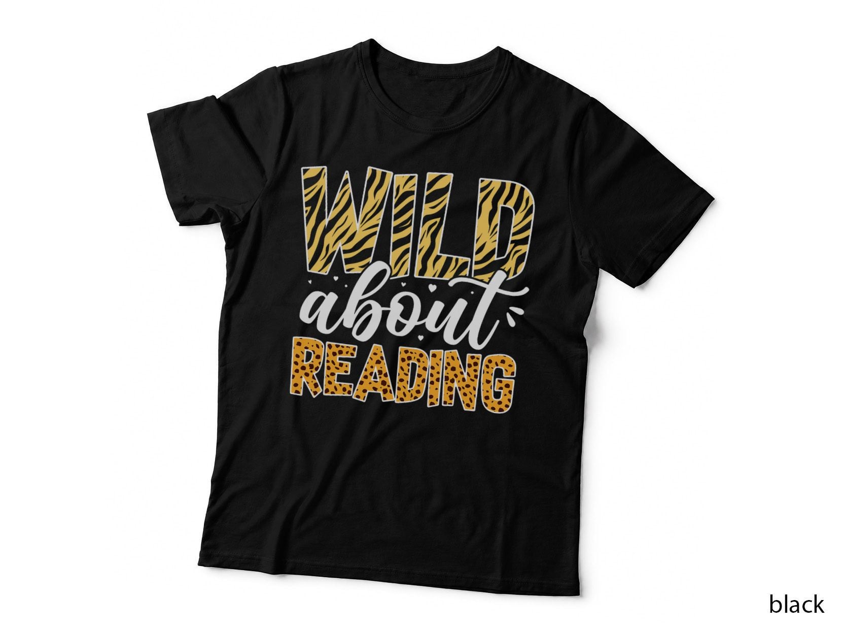 Wild About Reading Books Lovers Library Day English Teacher T-Shirt