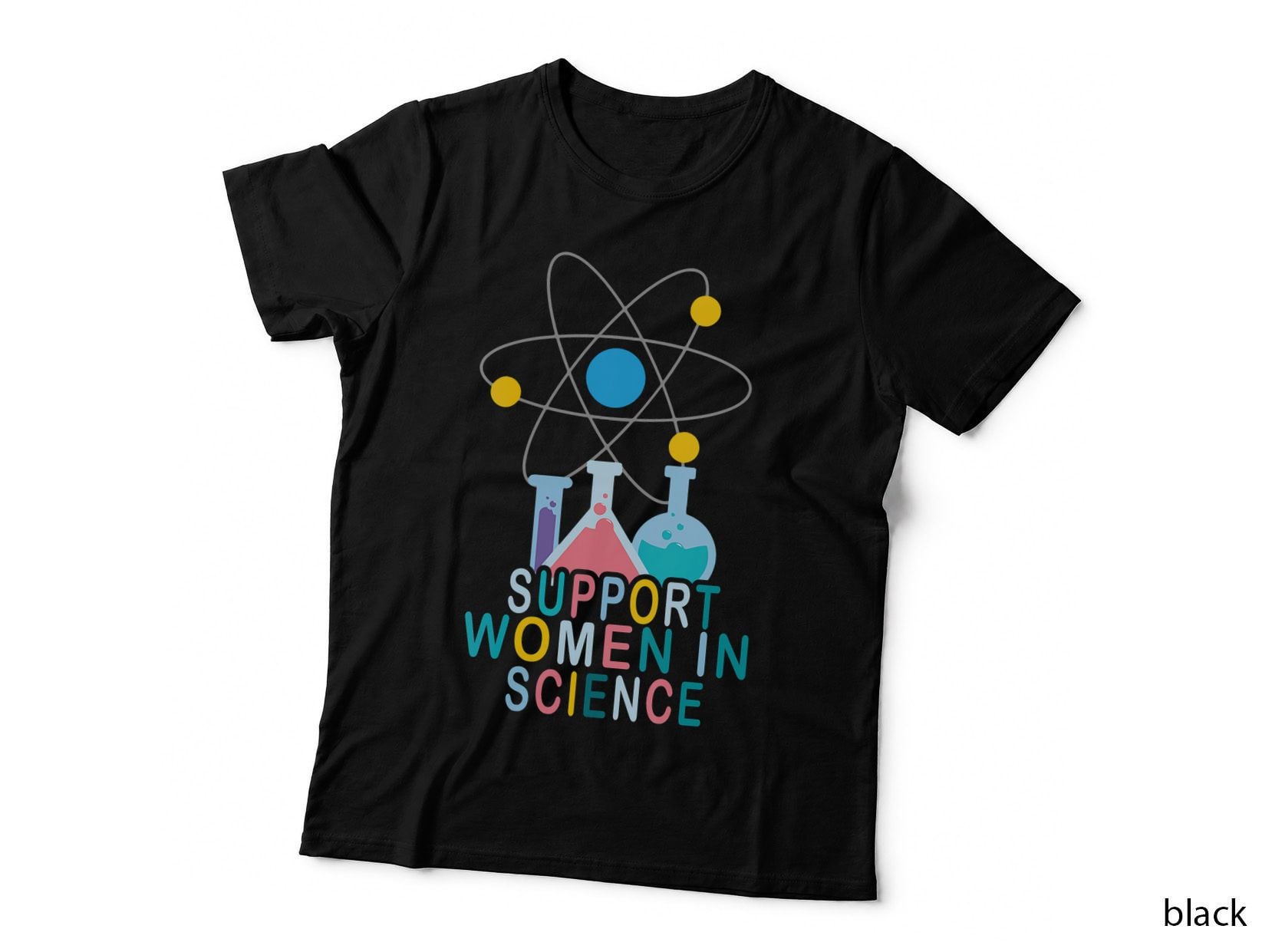 Women in Science, Cool Chemistry Physics Science Teacher T-Shirt