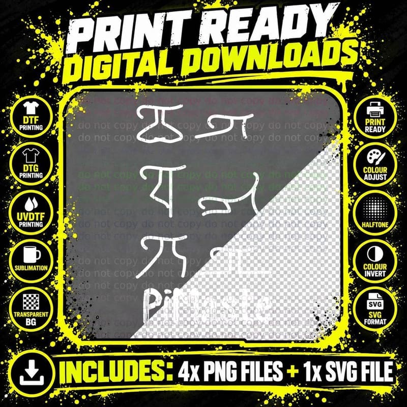 Yoga Pi-Day Funny Namaste Math Symbols Teacher Student Png SVG Digital Bundle