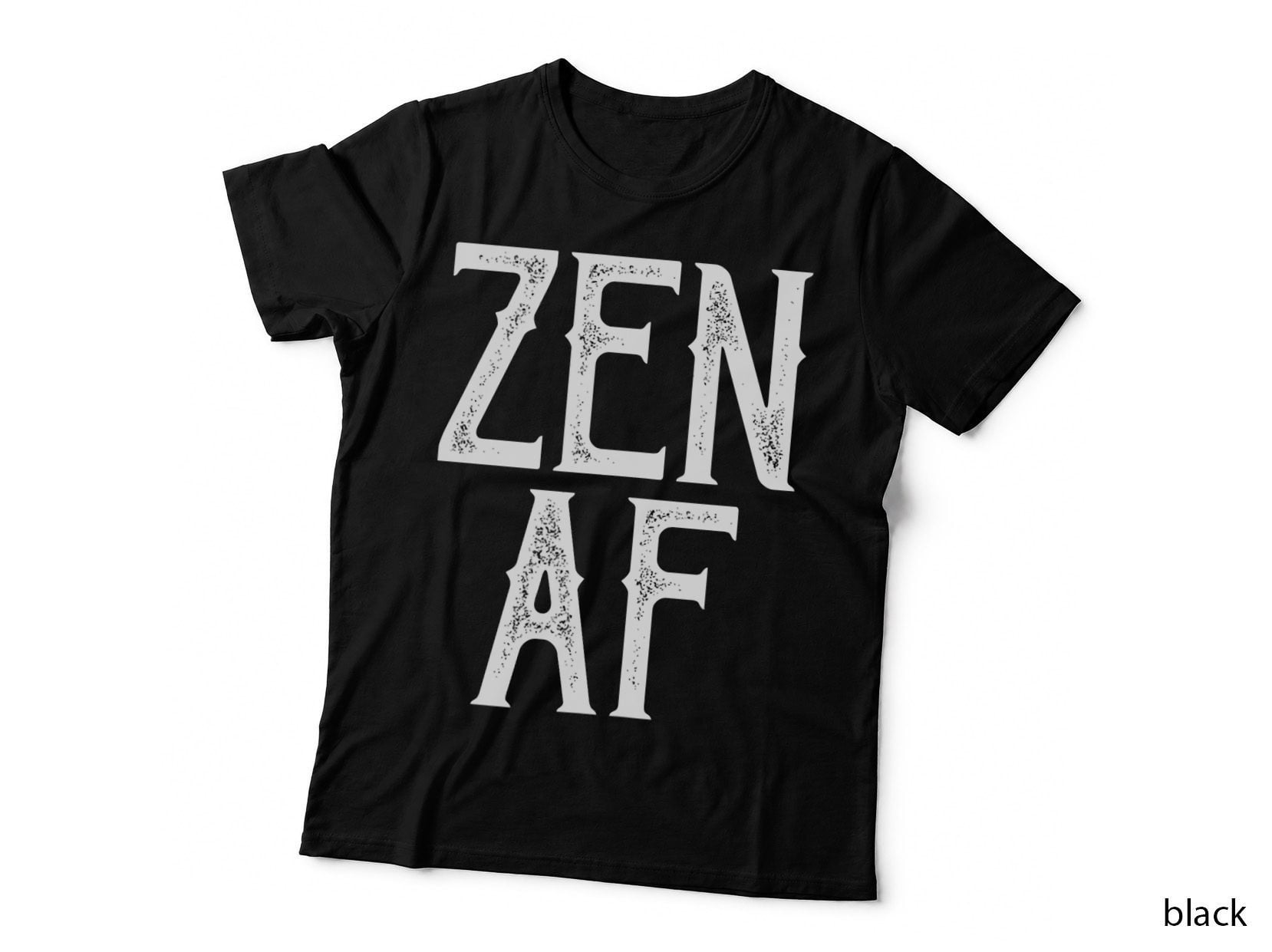 Zen AF Yoga Lover Namaste Meditation Teacher Slogan, Teaching Gift Tee