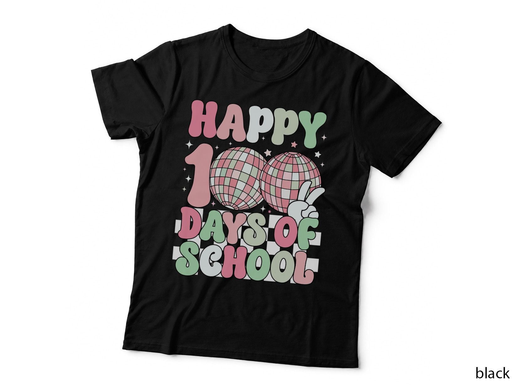 100 Days 100th Day of School for Girls Boys & Teacher T-Shirt