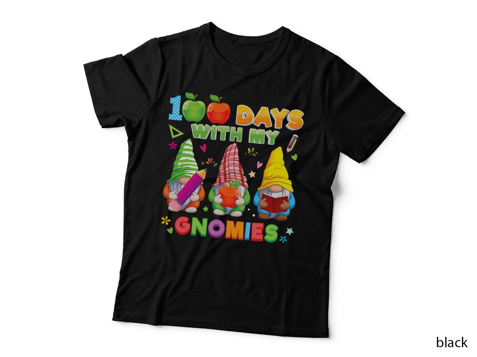 100 Days with My Gnomies Gnome 100th Day of School Teacher T-Shirt