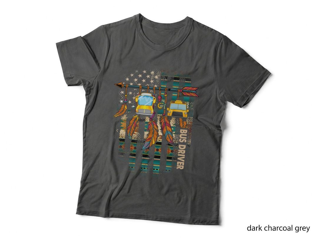 Bus Driver Dreamcatcher T-Shirt, Native American Style, Teacher Appreciation