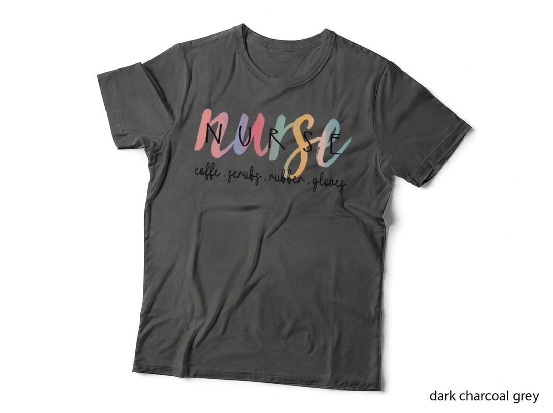 Coffee Scrubs and Rubber Gloves Nurse Life Nurse's Day T-Shirt