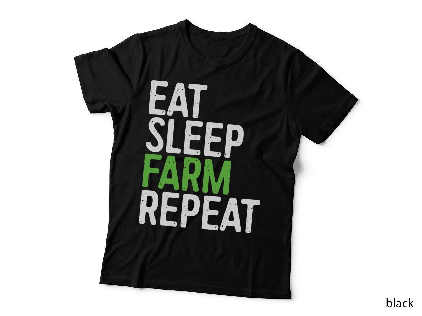 Eat Sleep Farm Repeat Farmer T-Shirt