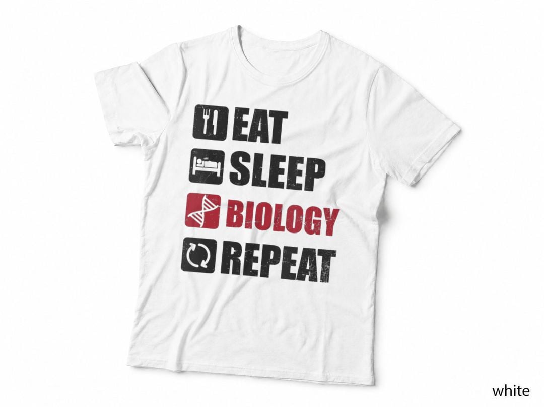 Eat Sleep Repeat Design Biology Teacher T-Shirt