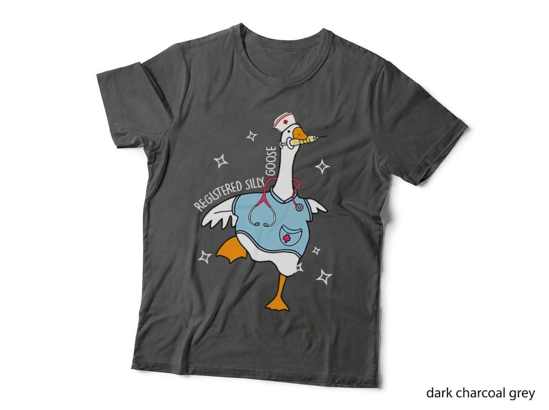 Funny Nurse Goose Healthcare Worker Humor T-Shirt