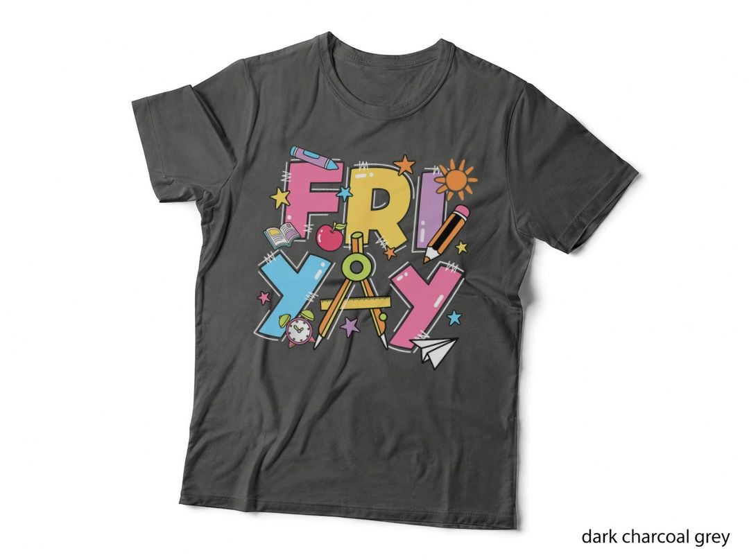 Happy Fri-Yay Friday Funny Teacher Life Happy Friday Weekend T-Shirt