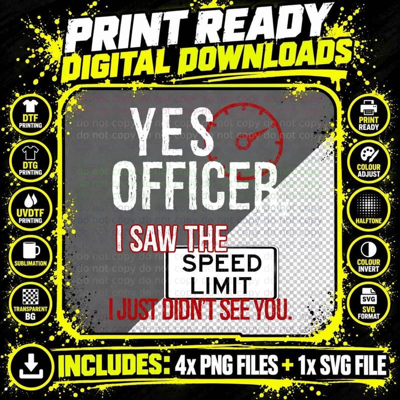 Humor Driver Police Mechanic Gift Car Mechanics T-Shirt Png SVG Digital Bundle