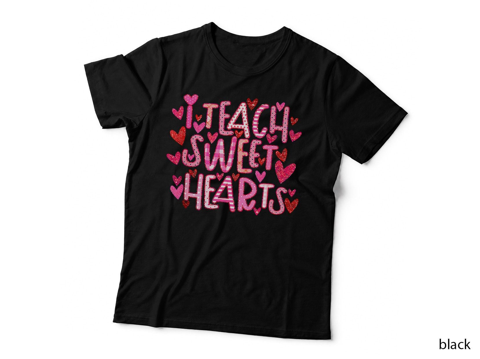 I Teach Sweethearts Heart Teacher Valentines Day T-Shirt