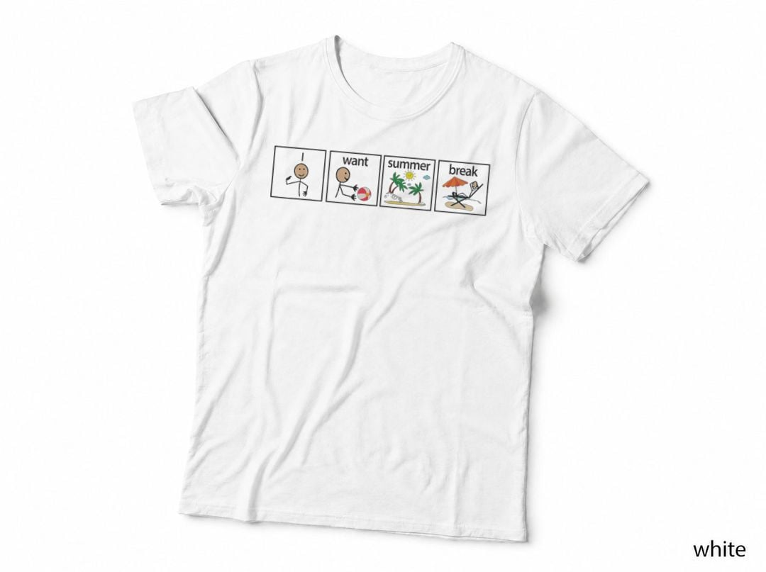 I Want Summer Break Teacher Last Day of School Vacation T-Shirt