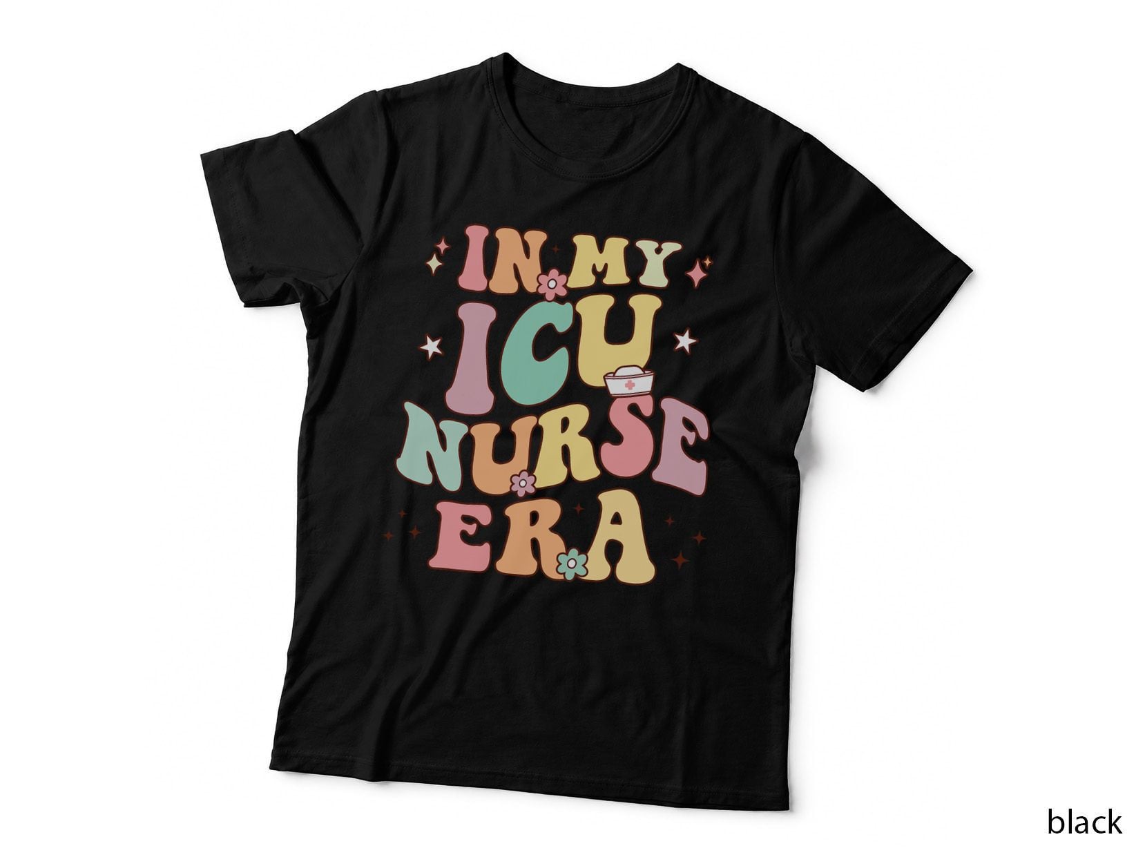 In My ICU Nurse Era Retro Nursing School Intensive Care Unit T-Shirt