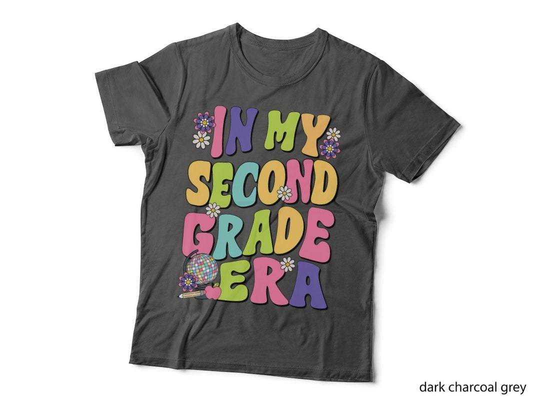 In My Second Grade Era Teacher Groovy Disco Daisy Flower T-Shirt