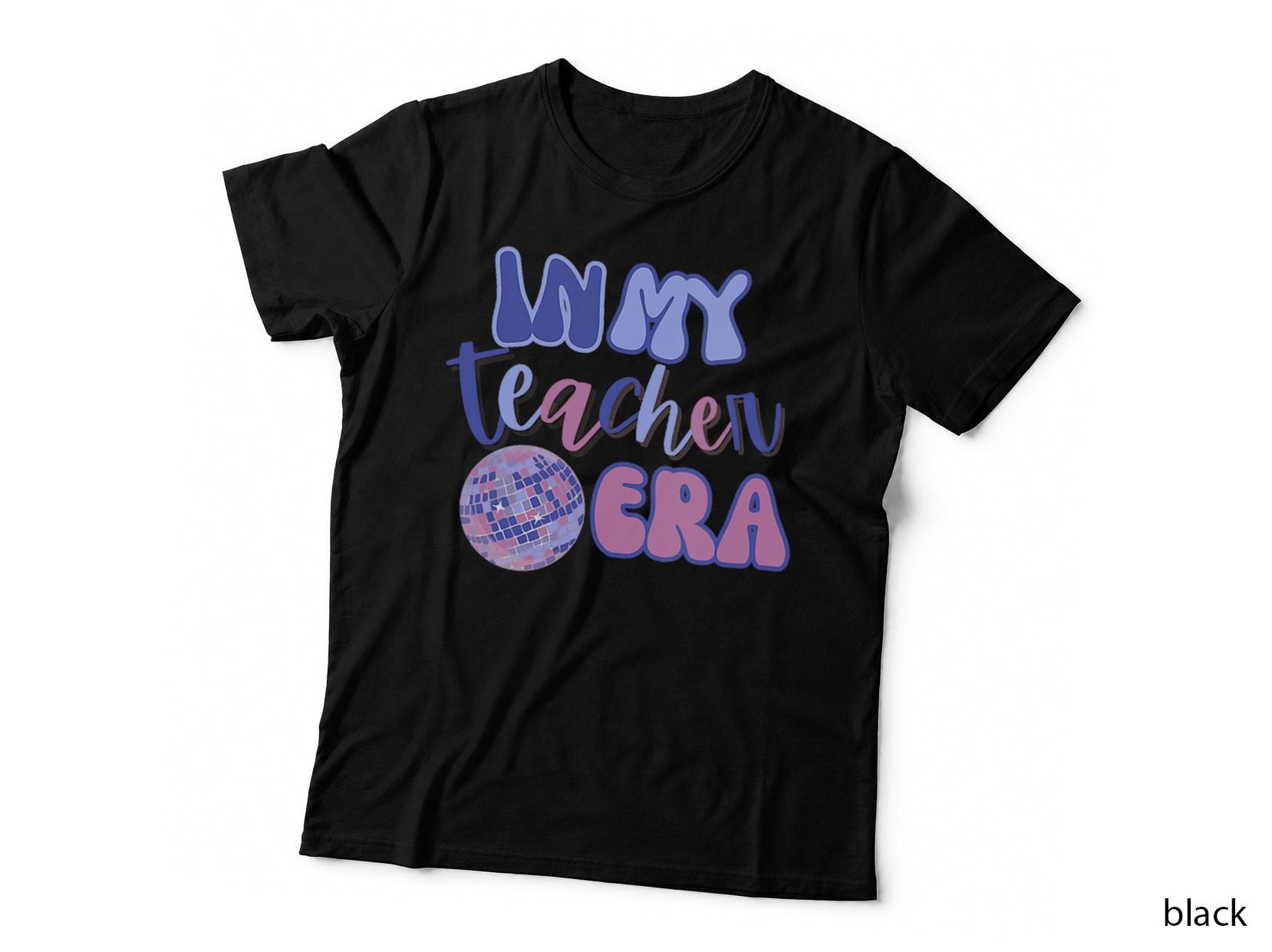 In My Teacher Era Disco Ball Retro Teacher Appreciation T-Shirt