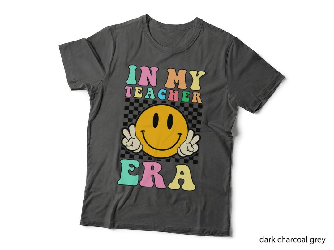 In My Teacher Era Retro Back to School Teacher Student T-Shirt