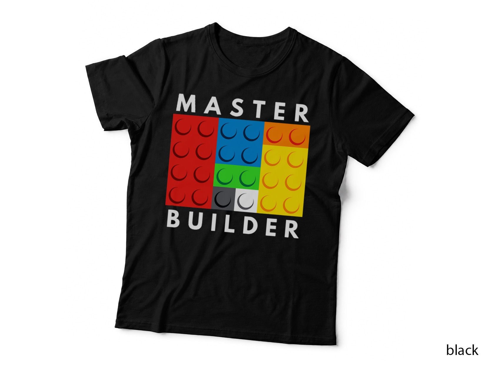 Master Builder Building Blocks Brick Builders Toys Present T-Shirt