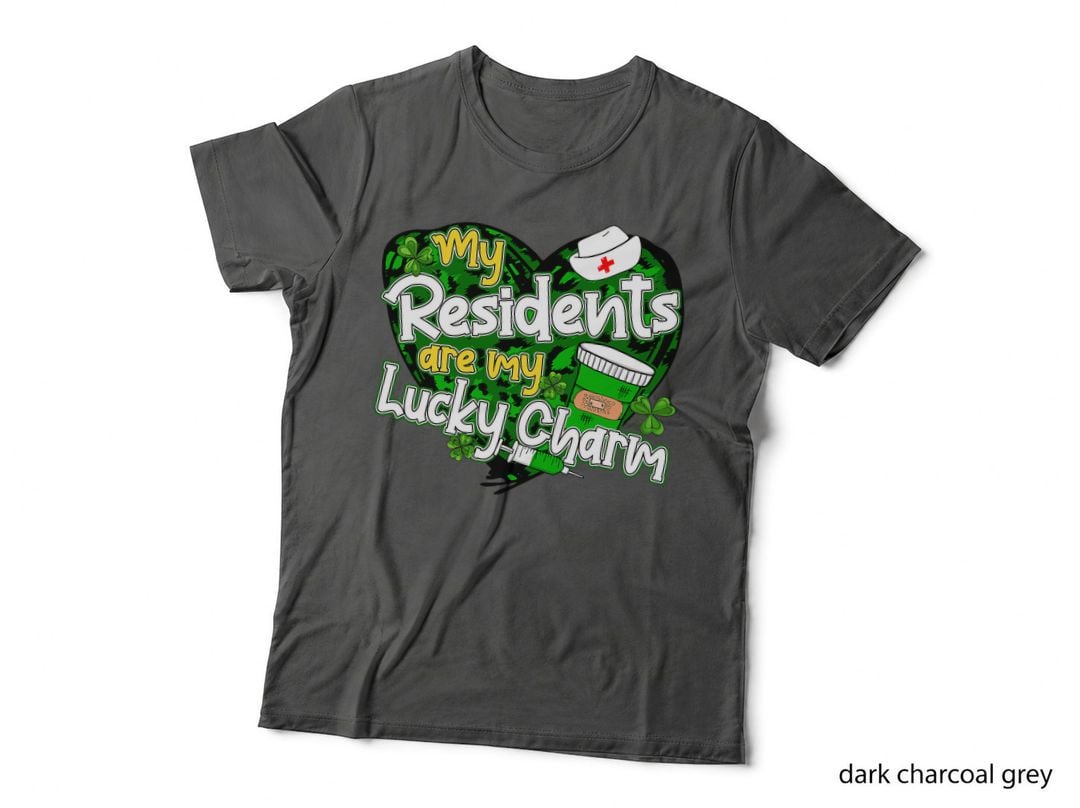 My Residents Are My Lucky Charms Patrick's Day Doctor Nurse T-Shirt