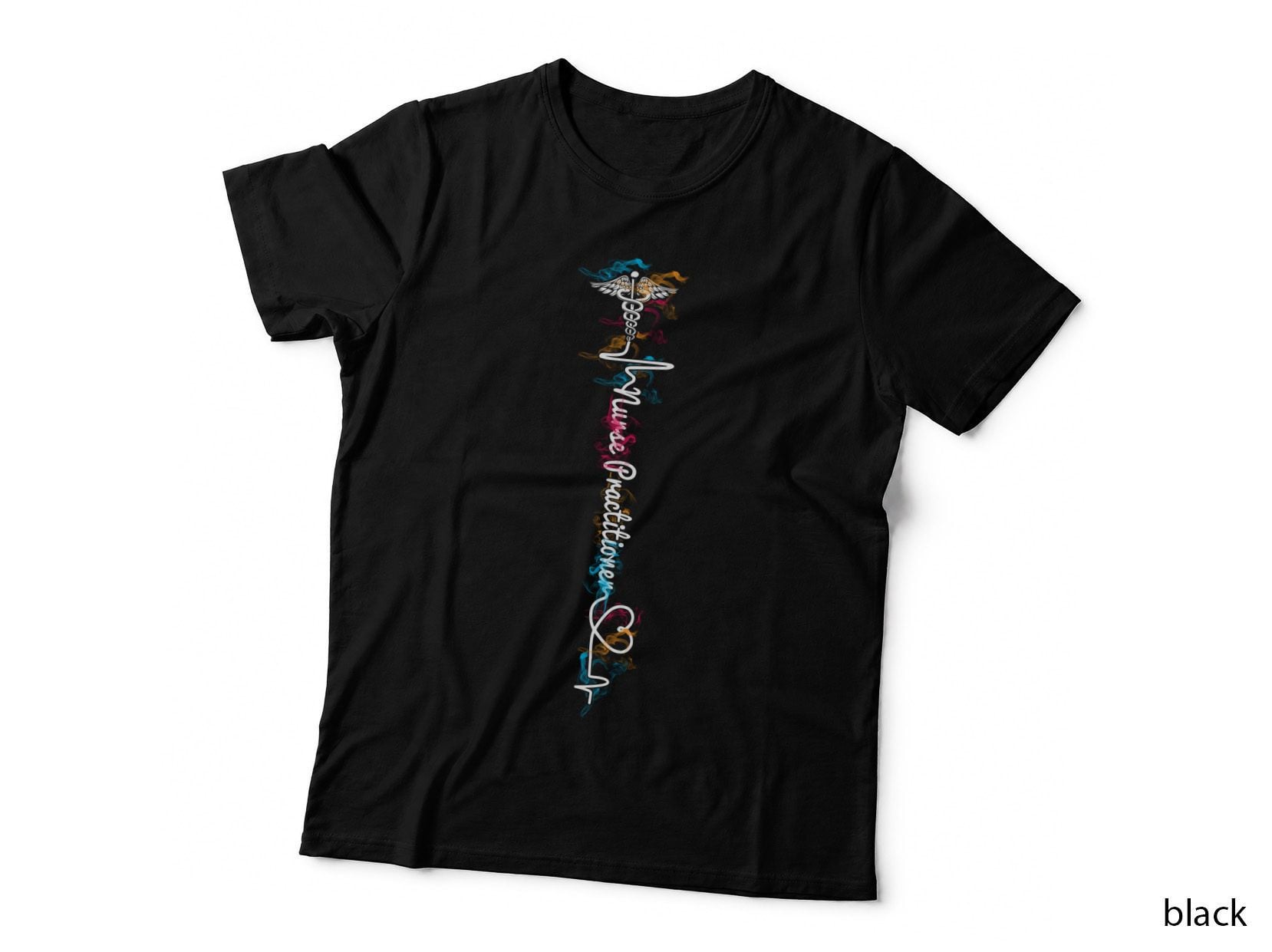 Nurse Practitioner Pride, Colorful Ribbons, Proud Nurse Practitioner T-Shirt