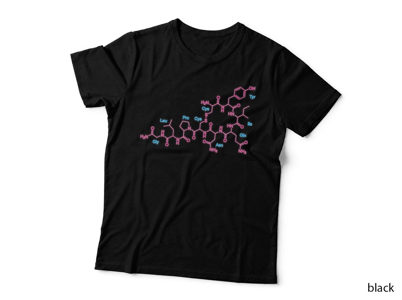 Oxytocin Molecule Science Teacher Chemistry Teacher T-Shirt